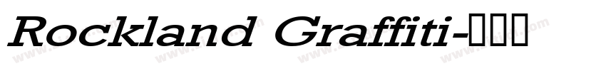 Rockland Graffiti字体转换
